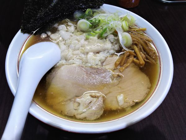 「ラーメン小￥650＋身入り」@手打ち中華そば 酒田の写真