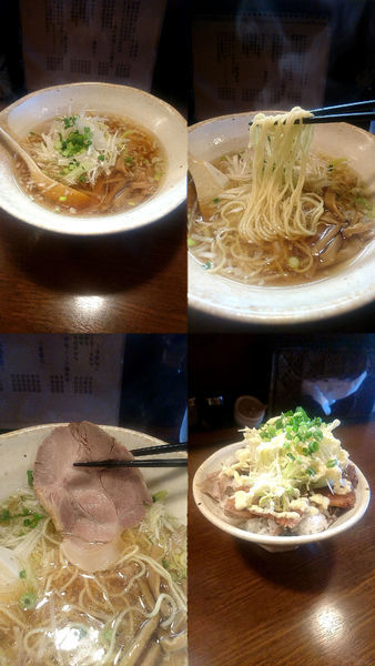 「『醤油ラーメン+ランチＣセット(￥660+360)』」@麺 中中の写真