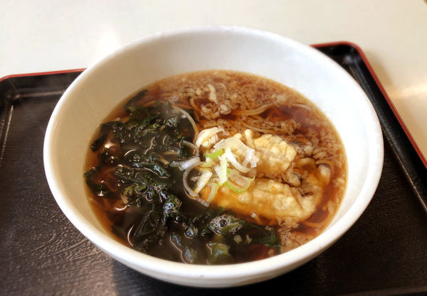 「げそ天そば(380円)」@こだわりの立ち食いそば たからんちょの写真