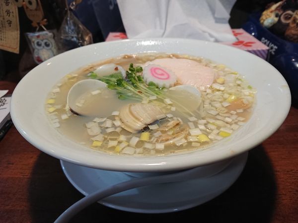 「追いはまぐり中華そば(塩)」@麺酒処 ふくろうの写真