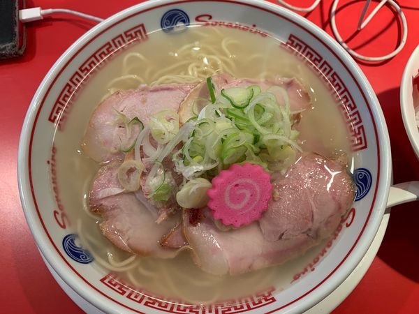 「ラーメン830円、唐揚げセット180円、カレーセット200円」@ソラノイロ 池袋店の写真