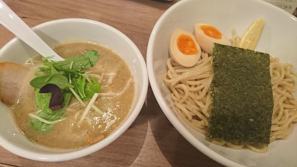 「つけ麺(味玉入り)塩(950円)」@38 NOODLE KITCHENの写真