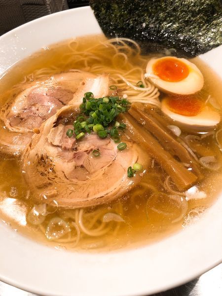 「どろたま金色煮干中華そば ¥800」@麺屋 愛心 TOKYO 町屋店の写真