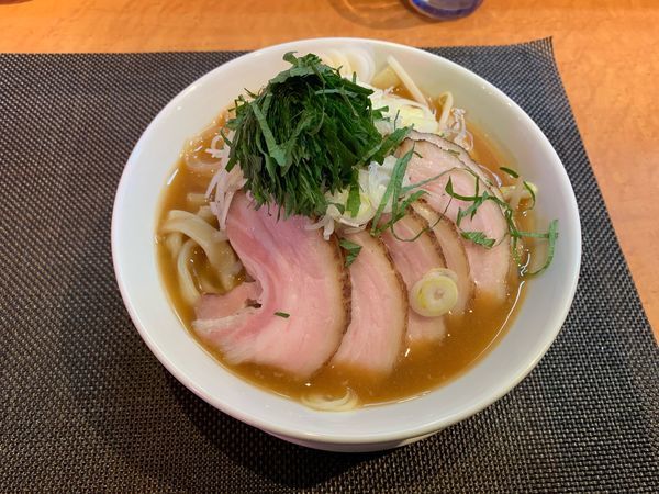 「太麺な豚骨そばと香豚1000円」@柴崎亭の写真