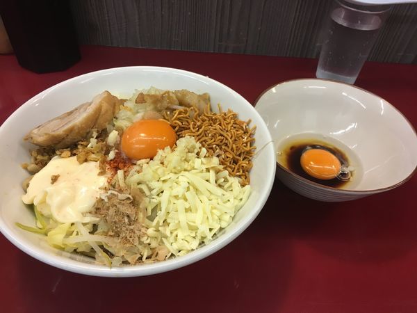 「まぜそば」@ジラフの写真