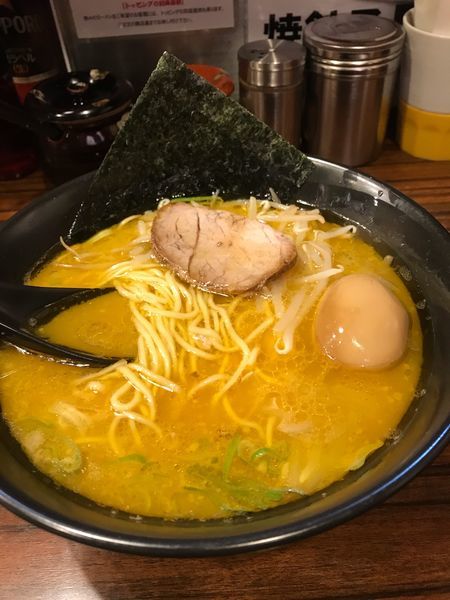 「ラーメン 味玉」@ラーメン道楽 旗の台店の写真