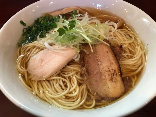 「鶏そば 大盛  730円」@麺屋 くまがいの写真