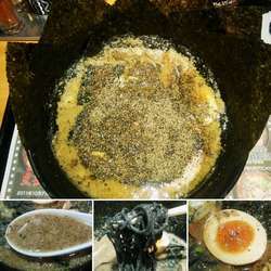 嵐げんこつらぁめんBLACK×BLACK(限定) 780円