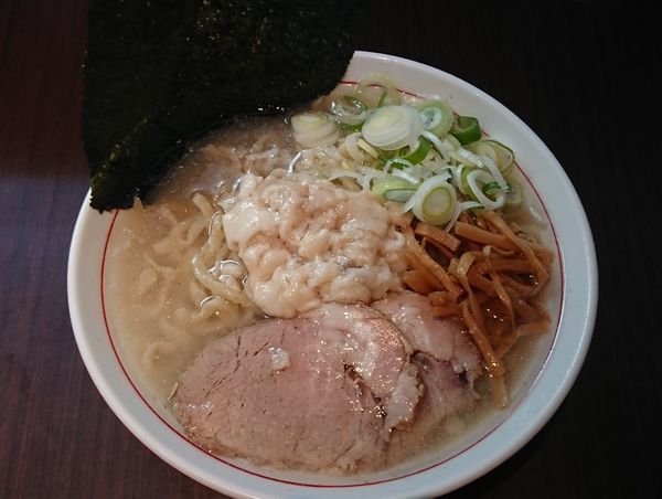 「塩中華そば（小）＋身入り」@手打ち中華そば 酒田の写真