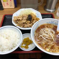 しょうが焼き＋おともらーめん