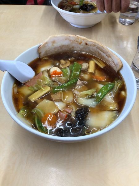 「五目そば大盛り チャーシュー一枚トッピング」@漢風 本店の写真