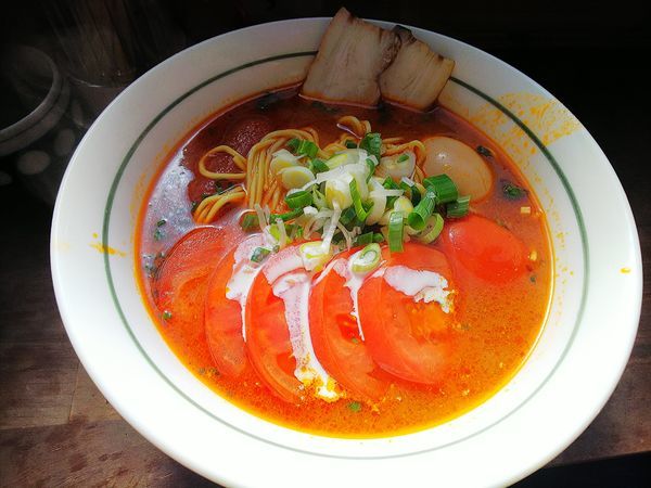 「トマトラーメン」@麺屋 槍の写真