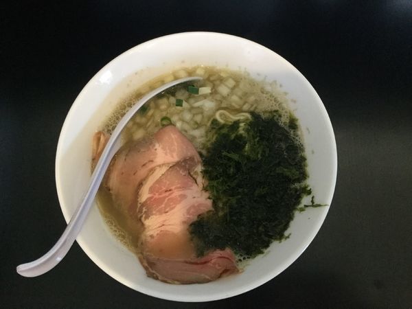 「粗炊煮干中華そば・塩(¥800)」@粗炊中華そば のじじの写真