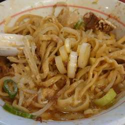 まぜそば＋ダブルチーズ＋ほぐし豚