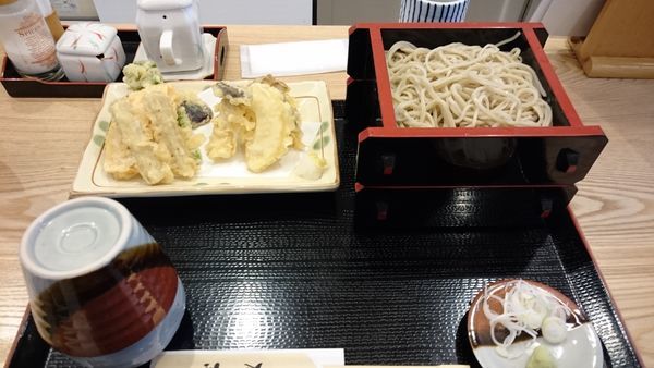 「三色野菜天せいろ」@大志の写真