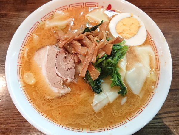 「味噌ワンタンめん」@中華そば 光来の写真