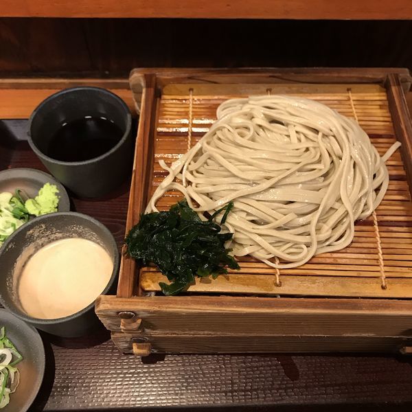 「二色二枚もりそば」@蕎麦冷麦  嵯峨谷 渋谷店の写真