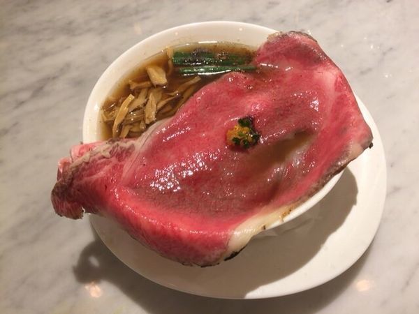 「A5黒毛和牛醤油らぁめん」@MENSHO SAN FRANCISCOの写真