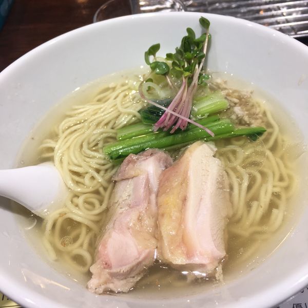 「鶏生姜ラーメン」@塩生姜らー麺専門店MANNISHの写真