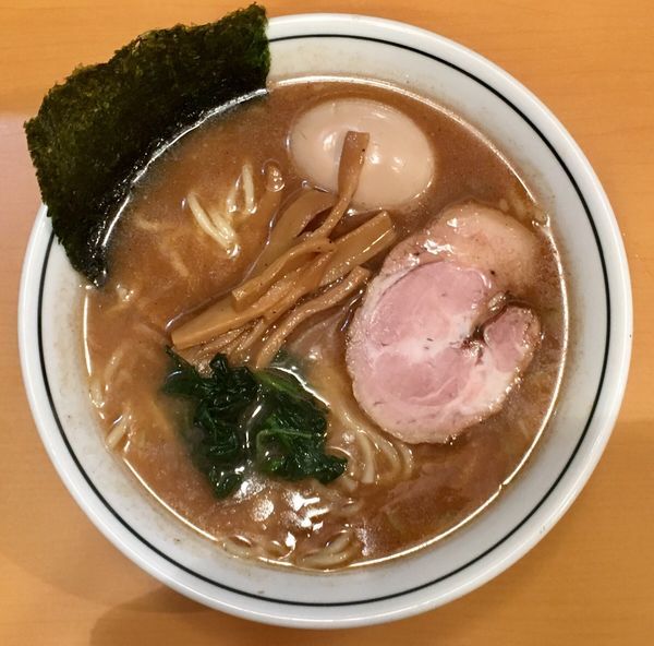 「らーめん＋味付玉子」@らーめん文蔵の写真