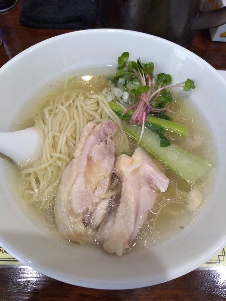 「塩生姜らー麺 800円」@塩生姜らー麺専門店MANNISHの写真