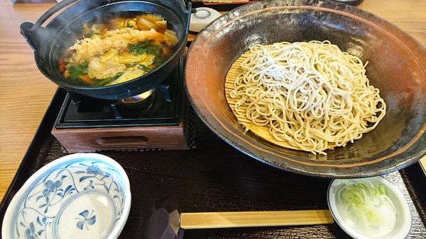 「五目つけ　９１８円」@生そば あずま 流山青田店の写真