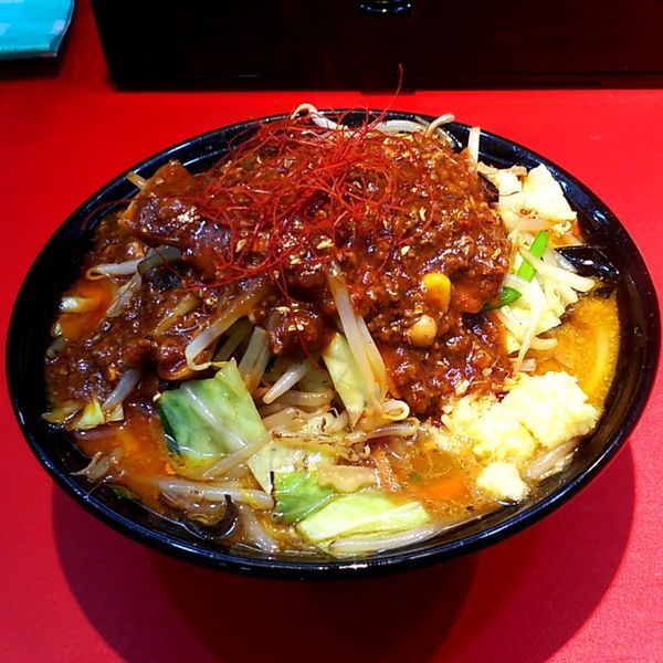 「味噌麻辣タンメン」@濃厚タンメン かめしげの写真