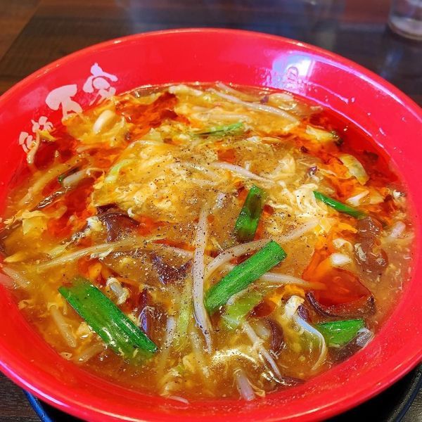 「酸辣湯麺」@暖龍 FKDインターパーク店の写真