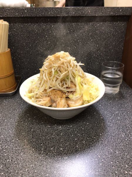 「小、ニンニク、野菜マシ、アブリ」@山次郎の写真