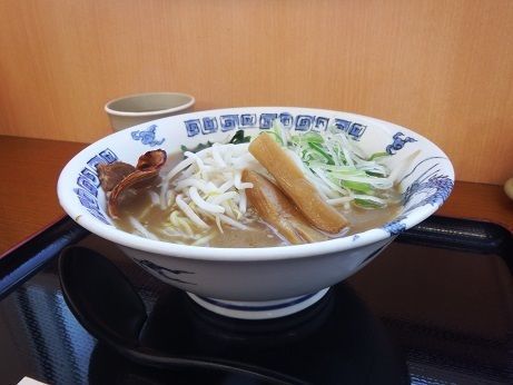 「青源味噌ラーメン」@大谷パーキング上り ハイウェイショップ大谷の写真
