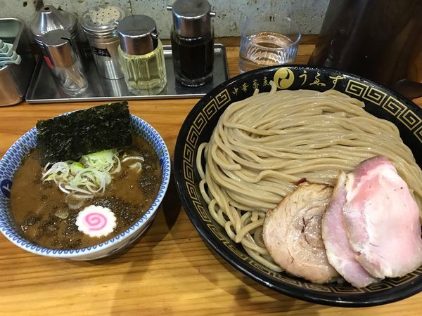 「つけ麺（特）＋麺増量」@中華蕎麦うゑずの写真