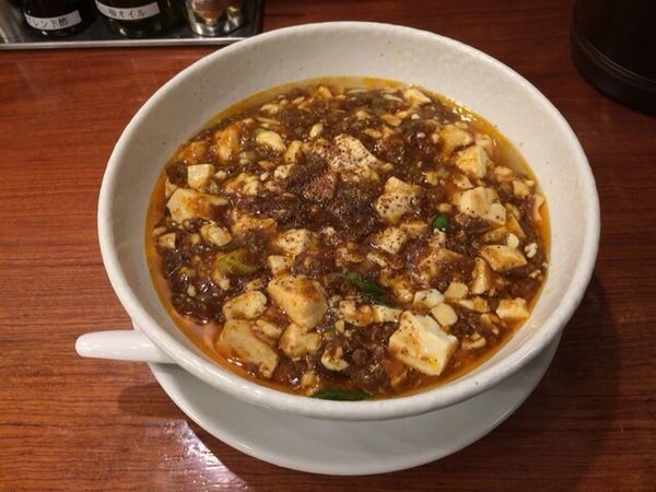 「麻婆麺 辛さ普通」@SHIBIRE NOODLES 蝋燭屋の写真