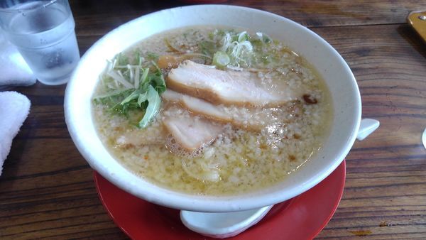 「うま塩らーめん+背油　チャーシュートッピング」@麺家 ゐをりの写真