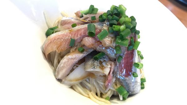 「イワシそば」@寿製麺よしかわ 川越店の写真