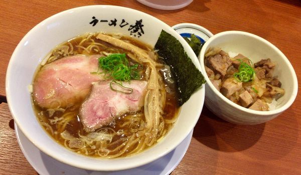 「数量限定 しょうゆラーメン & 豚丼」@ラーメン 奏の写真