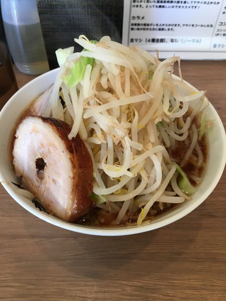 「らーめん 【焼豚×3枚 野菜マシ】」@らーめん 小烏丸の写真