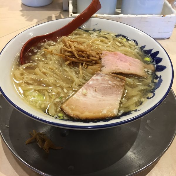 「喜多方ラーメン  塩 大盛無料」@食堂 七彩の写真