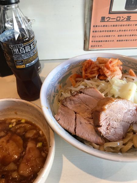 「つけ麺、キムチ」@らーめん 陸 尾山台店の写真