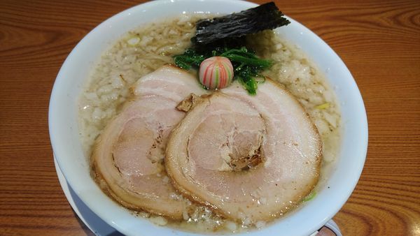 「背脂生姜らぁめん(塩) 850円」@らぁめん 生姜は文化。の写真