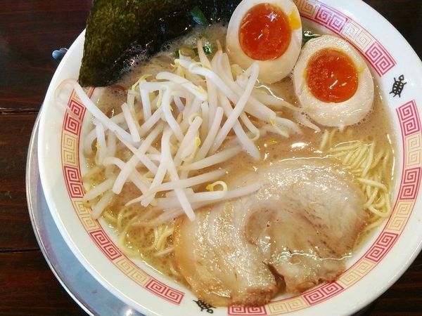 「久ラーメン＋味玉」@めん屋 亀久の写真