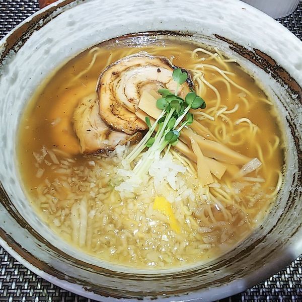 「石釜あご出汁麺」@西山屋の写真