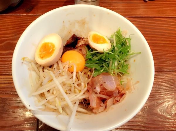 「油そば(たまご)」@千駄木 らーめん いっとくの写真