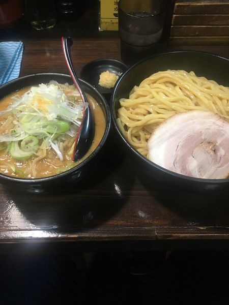 「辛味噌つけ麺960円 チャーシュー1枚120円」@麺処 花田 池袋店の写真