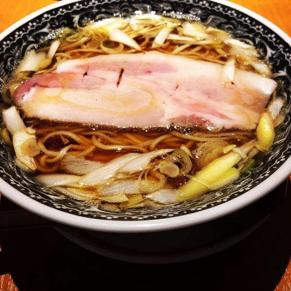 「12周年記念限定 秋刀魚節丸鶏中華そば」@麺肴 ひづきの写真