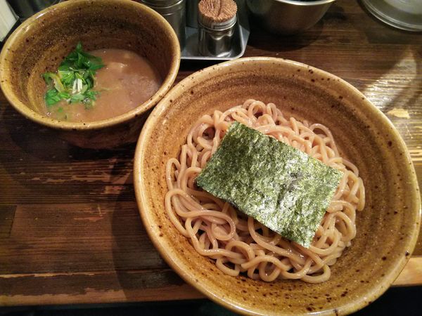 「ベジポタつけ麺　※麺：極太胚芽麺」@つけ麺 えん寺 吉祥寺総本店の写真