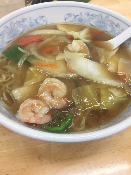 「うま煮そば」@ぎょうざの満洲 上福岡北口店の写真