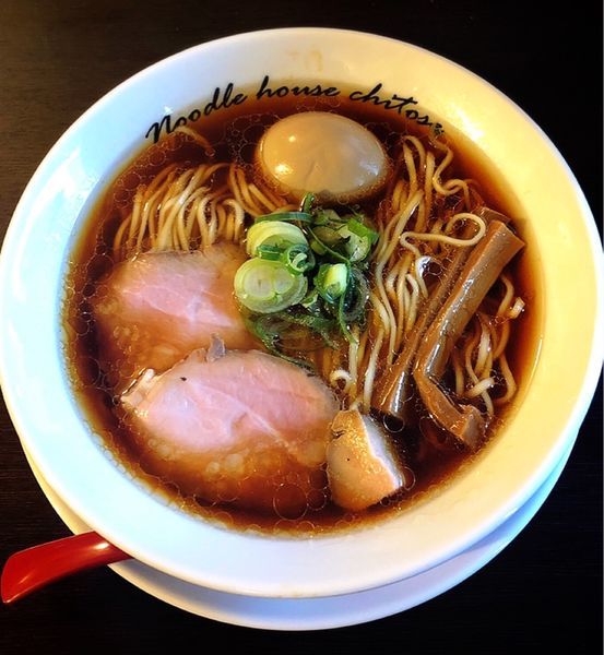 「醤油  煮玉子」@麺庵ちとせの写真