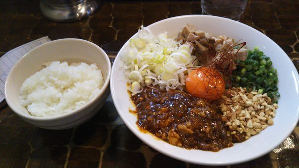 「（活龍本店限定）麻婆まぜそば」@つけめん・らーめん活龍 本店の写真