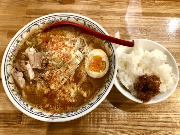 「【限定】麺や七彩リスペクト TOKYO味噌らーめん江戸甘」@くじら食堂 nonowa東小金井店の写真