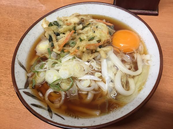 「かきあげ天うどん¥410」@つくば本店 駅前店の写真